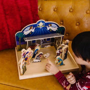 Wooden Christmas Nativity Set O3