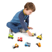 Wooden Construction Site Vehicles G0