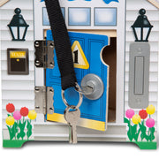 Wooden Doorbell House K4