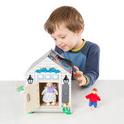 Wooden Doorbell House K4