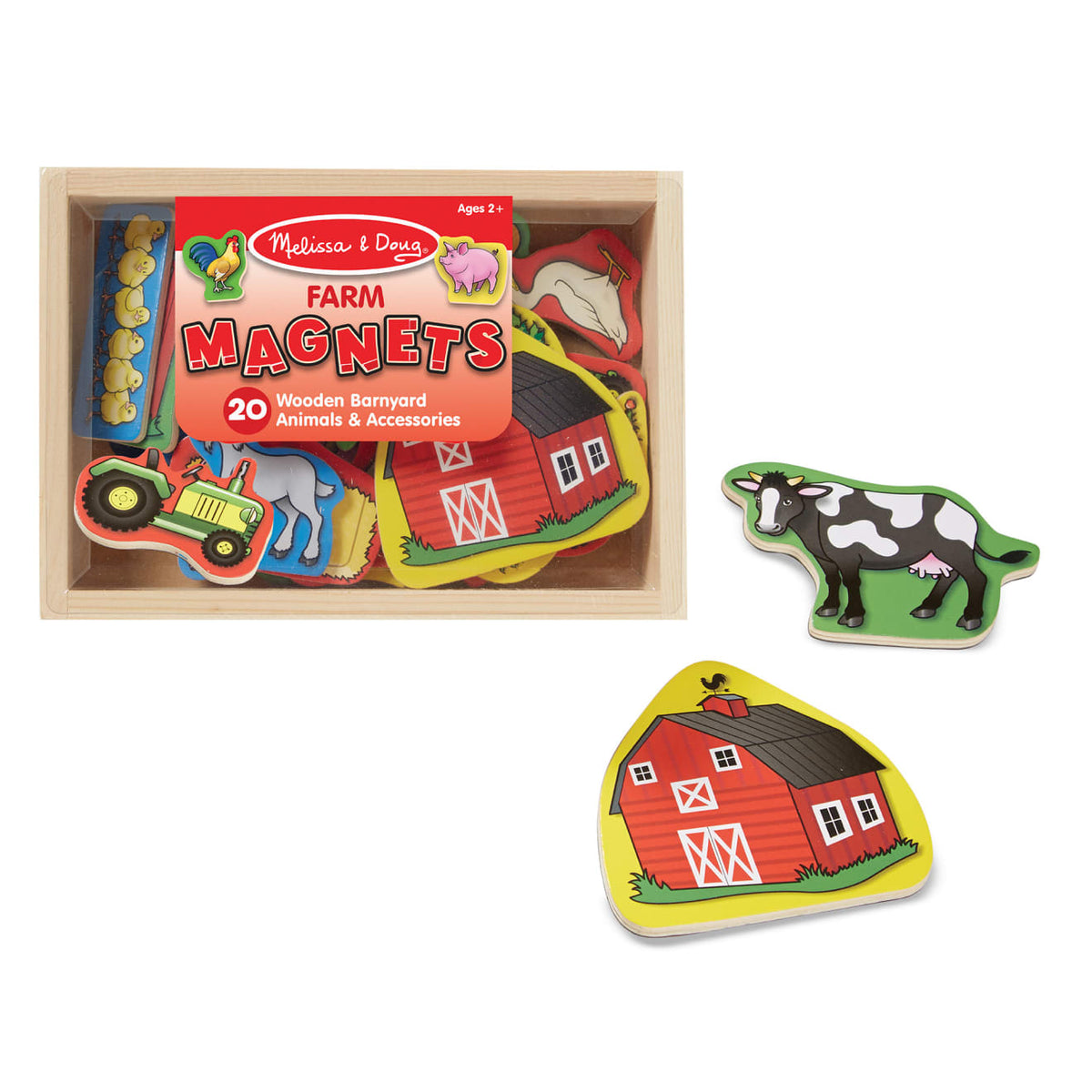 Wooden Farm Magnets R2