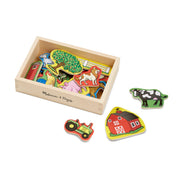 Wooden Farm Magnets W5