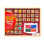 Wooden Favorite Things Stamp Set I4