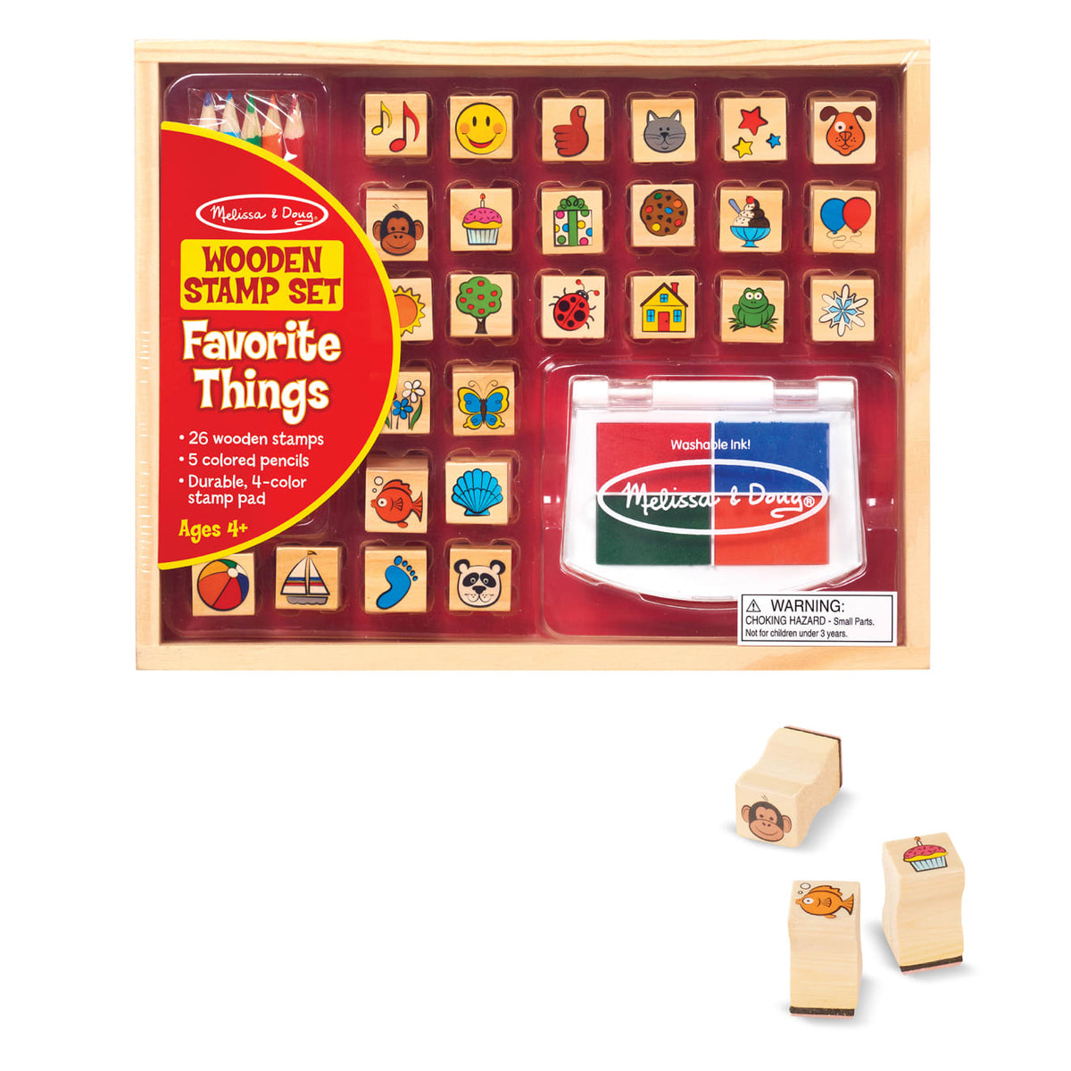 Wooden Favorite Things Stamp Set V6
