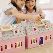 Wooden Fold & Go Dollhouse F9