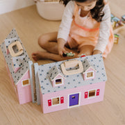 Wooden Fold & Go Dollhouse F9