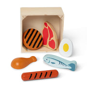 Wooden Food Groups Play Set – Protein P2