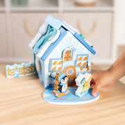 Wooden Gingerbread House Play Set – Winter Frost X9