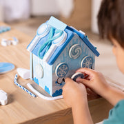 Wooden Gingerbread House Play Set – Winter Frost X9