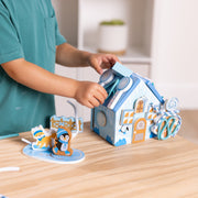 Wooden Gingerbread House Play Set – Winter Frost X9