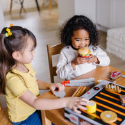 Wooden Grill & Serve BBQ Set F8