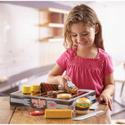 Wooden Grill & Serve BBQ Set F8
