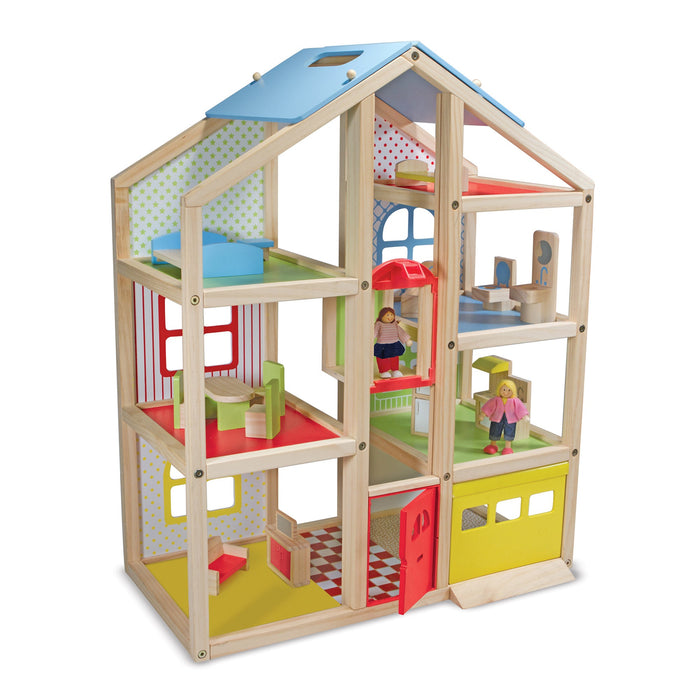 Wooden Hi-Rise Dollhouse J5