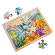 Wooden Jigsaw Puzzle - Under the Sea - 24 Pieces Z9