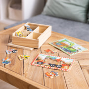 Wooden Jigsaw Puzzles in a Box - Construction I4