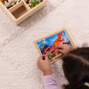 Wooden Jigsaw Puzzles in a Box - Dinosaurs Z2