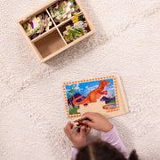 Wooden Jigsaw Puzzles in a Box - Dinosaurs Z2