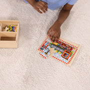 Wooden Jigsaw Puzzles in a Box - Vehicles V9