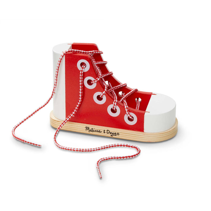Wooden Lacing Shoe B7