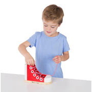 Wooden Lacing Shoe I5
