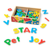 Wooden Letter Alphabet Magnets L1