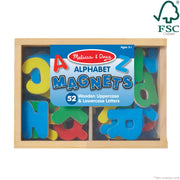 Wooden Letter Alphabet Magnets L1