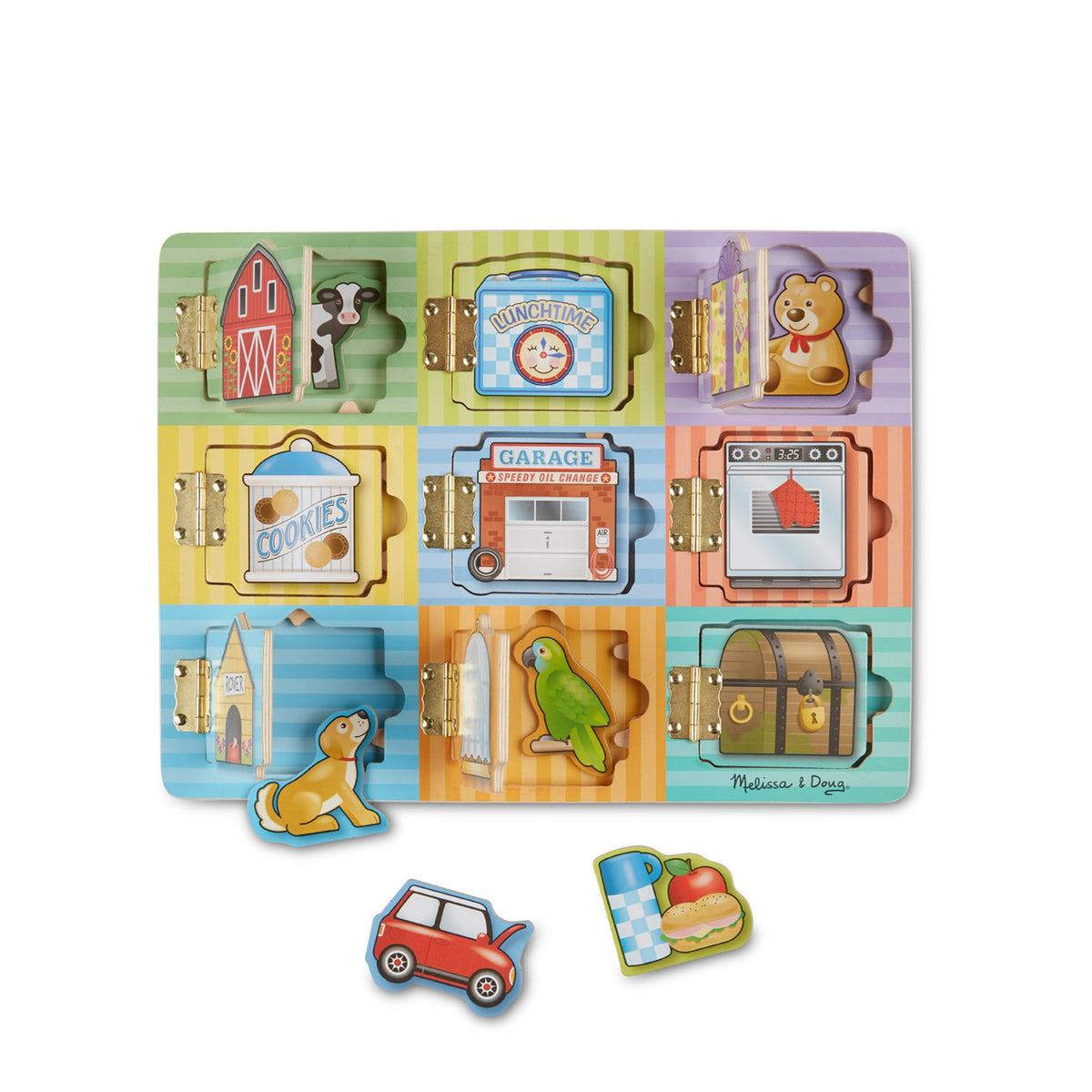 Wooden Magnetic Hide & Seek Board E6