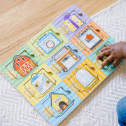 Wooden Magnetic Hide & Seek Board F3