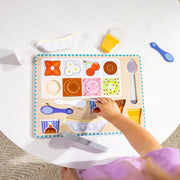 Wooden Magnetic Ice Cream Puzzle & Play Set - 16 Pieces Y1