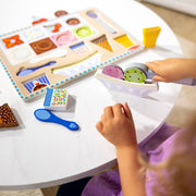 Wooden Magnetic Ice Cream Puzzle & Play Set - 16 Pieces Y1