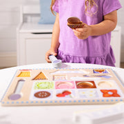 Wooden Magnetic Ice Cream Puzzle & Play Set - 16 Pieces Y1