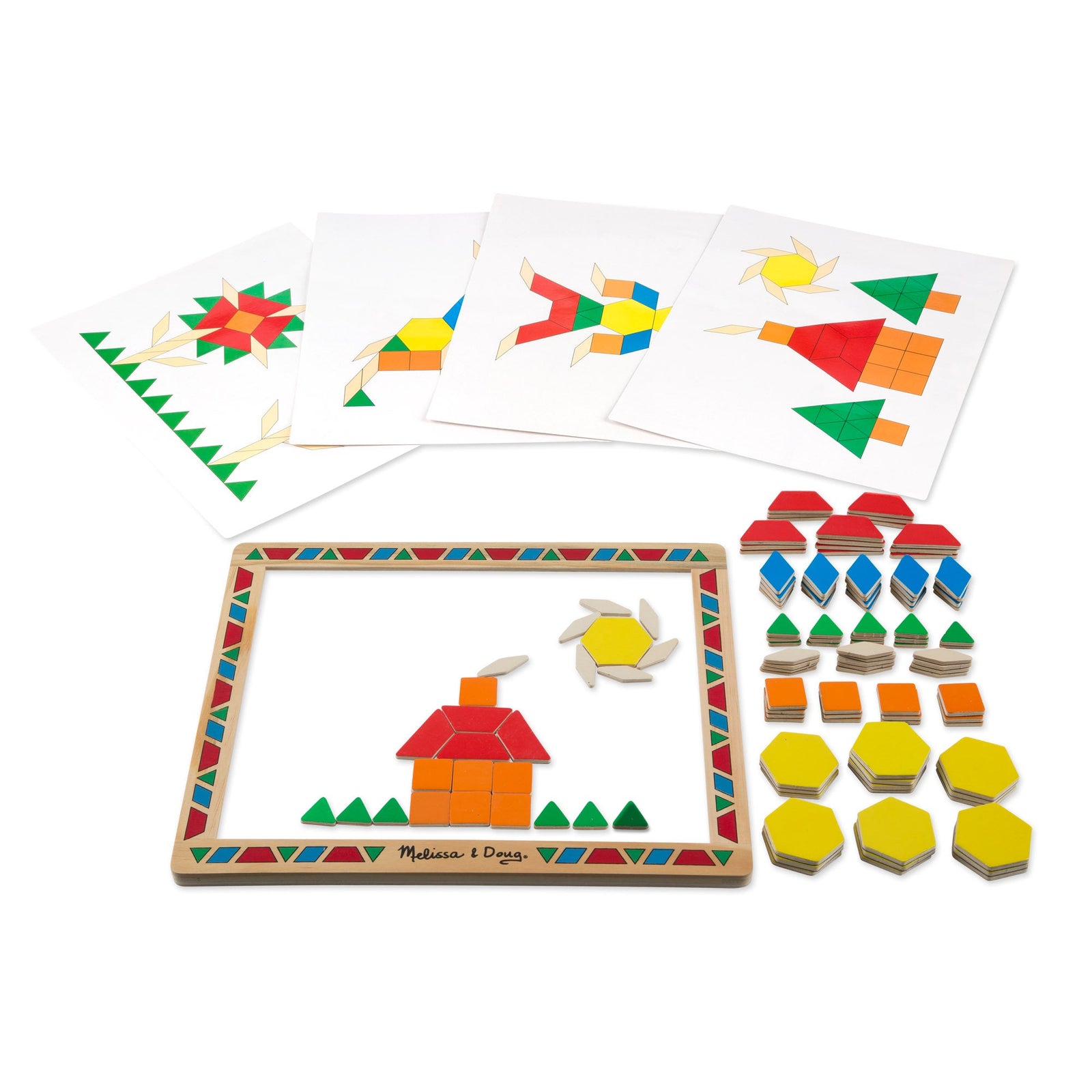 Wooden Magnetic Pattern Block Kit Z8