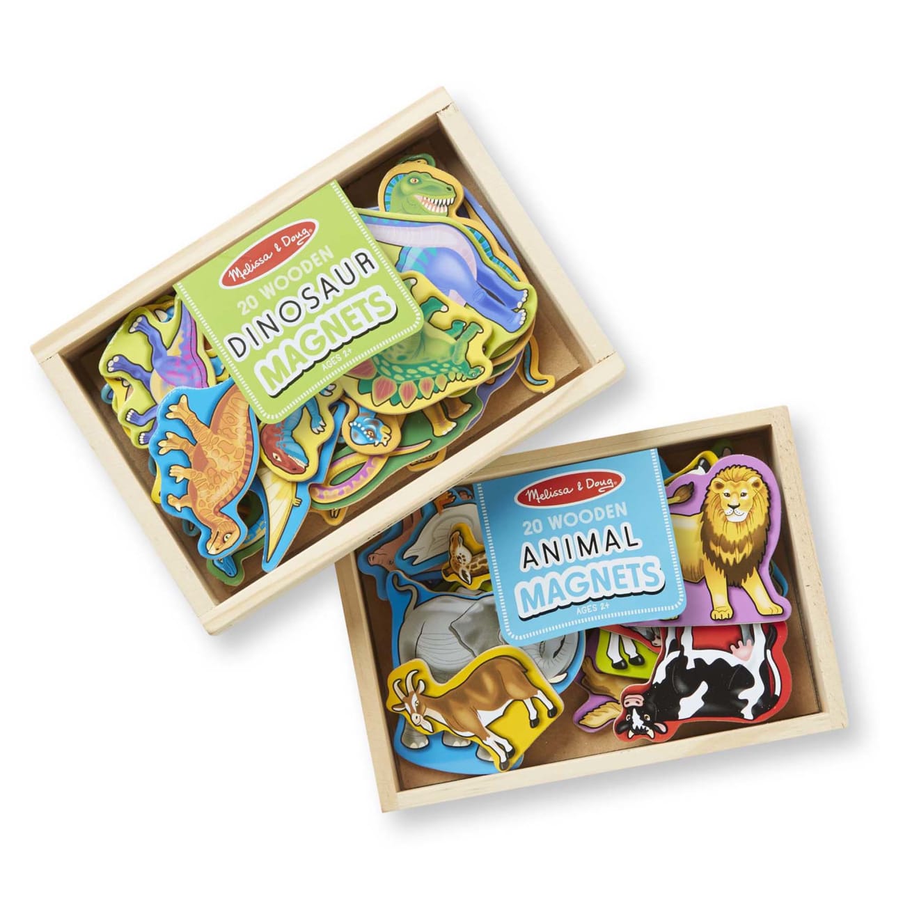 Wooden Magnets Bundle - Animals and Dinosaurs U4