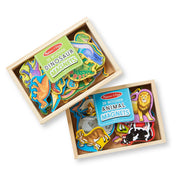 Wooden Magnets Bundle - Animals and Dinosaurs U4