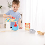 Wooden Make-a-Cake Mixer Set I0