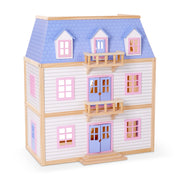 Wooden Multi-Level Dollhouse A1