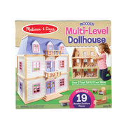 Wooden Multi-Level Dollhouse A1