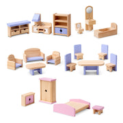 Wooden Multi-Level Dollhouse A1