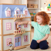 Wooden Multi-Level Dollhouse A1