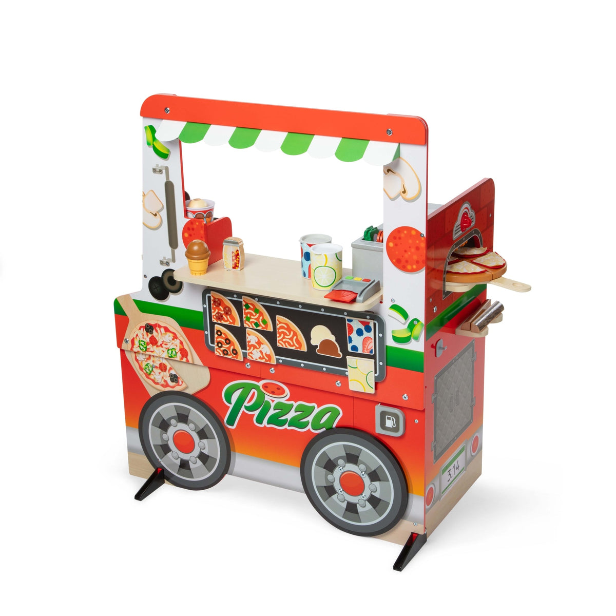 Wooden Pizza Food Truck Activity Center D6