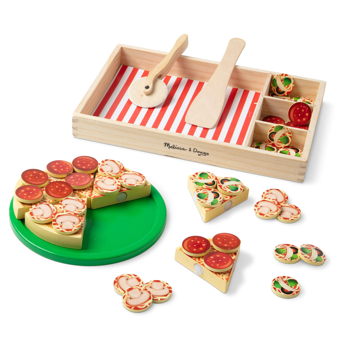 Wooden Pizza Party Play Set G6