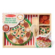 Wooden Pizza Party Play Set Q6