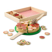 Wooden Pizza Party Play Set Q6