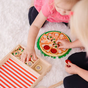 Wooden Pizza Party Play Set Q6