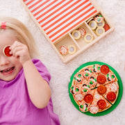 Wooden Pizza Party Play Set Q6