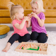 Wooden Pizza Party Play Set Q6