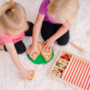 Wooden Pizza Party Play Set Q6