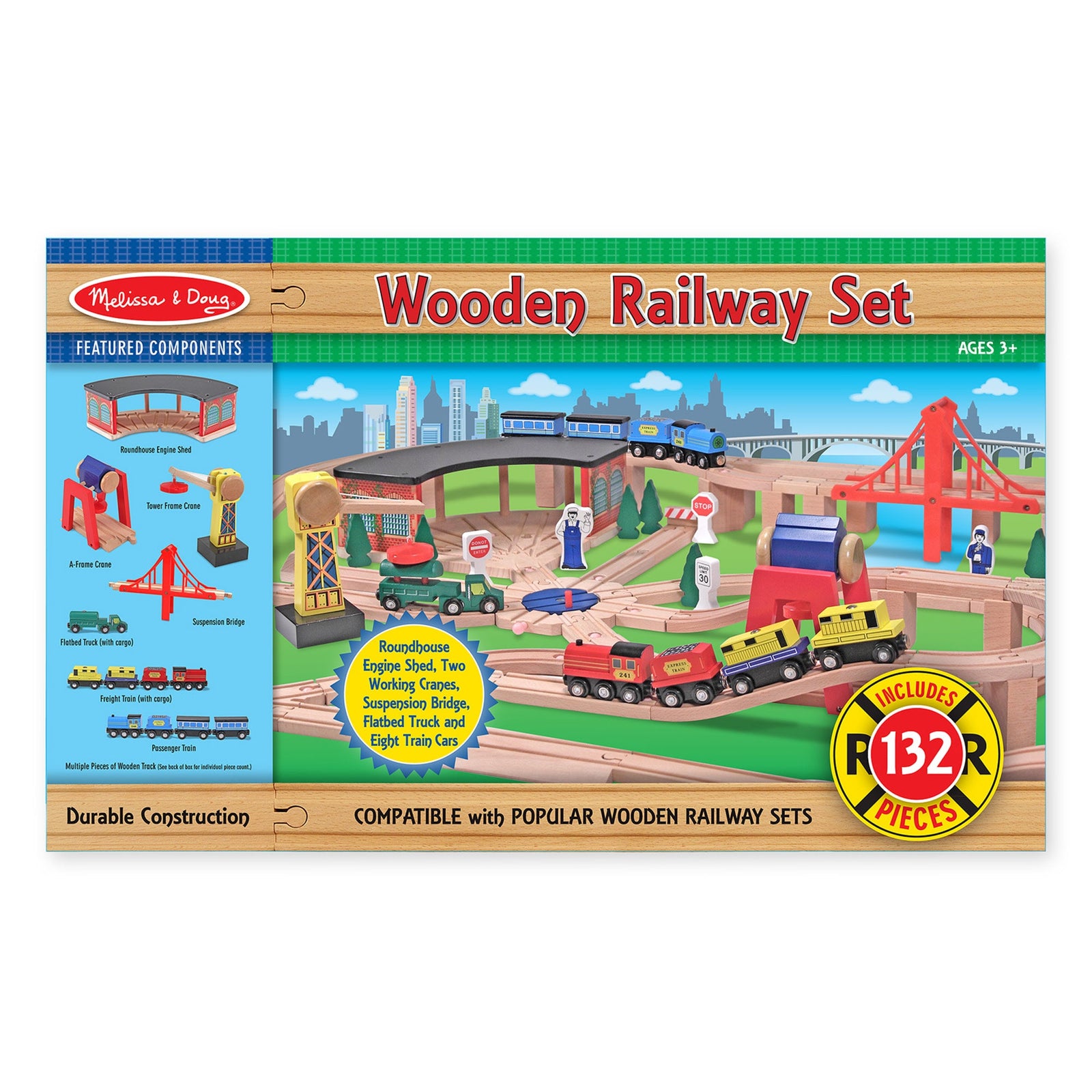 Wooden Railway Set U3