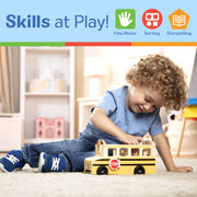 Wooden School Bus V9