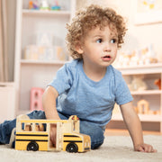 Wooden School Bus V9